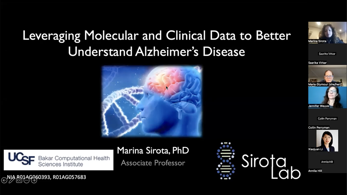 Thumbnail for MELODEM Working Group: Leveraging Molecular and Clinical Data to Better Understand Alzheimer's Disease. Click to open.